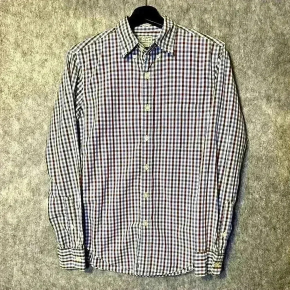 J. Crew Plaid Slim Fit Button Down - Small - Picture 1 of 5